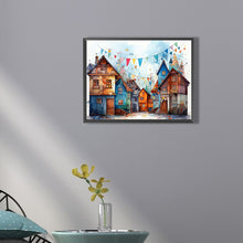 Load image into Gallery viewer, Diamond Painting - Full Square - colorful house (40*30CM)