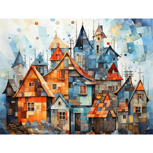 Load image into Gallery viewer, Diamond Painting - Full Square - colorful house (40*30CM)