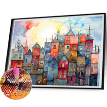 Load image into Gallery viewer, Diamond Painting - Full Square - colorful house (40*30CM)