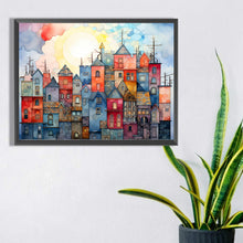 Load image into Gallery viewer, Diamond Painting - Full Square - colorful house (40*30CM)