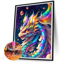 Load image into Gallery viewer, Diamond Painting - Full Round - Starry Sky Colorful Dragon (30*40CM)