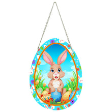 Load image into Gallery viewer, Special Shaped Cute Rabbit Diamond Painting Suncatcher Cute with Light (Brown)