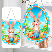 Load image into Gallery viewer, Special Shaped Cute Rabbit Diamond Painting Suncatcher Cute with Light (Brown)