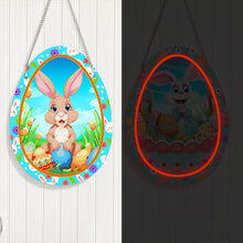Load image into Gallery viewer, Special Shaped Cute Rabbit Diamond Painting Suncatcher Cute with Light (Brown)