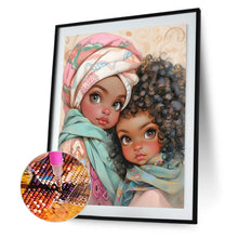 Load image into Gallery viewer, Diamond Painting - Full Round - black sisters (30*40CM)