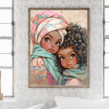 Load image into Gallery viewer, Diamond Painting - Full Round - black sisters (30*40CM)