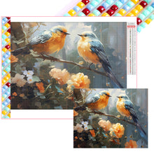 Load image into Gallery viewer, Diamond Painting - Full Square - bird on branch (50*40CM)