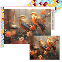 Load image into Gallery viewer, Diamond Painting - Full Square - bird on branch (50*40CM)