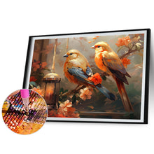 Load image into Gallery viewer, Diamond Painting - Full Square - bird on branch (50*40CM)