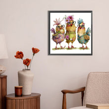 Load image into Gallery viewer, Diamond Painting - Full Round - cartoon chicken (30*30CM)