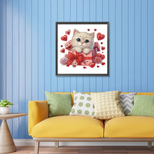 Load image into Gallery viewer, Diamond Painting - Partial Special Shaped - surprised cat (30*30CM)