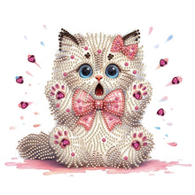Load image into Gallery viewer, Diamond Painting - Partial Special Shaped - surprised cat (30*30CM)