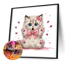 Load image into Gallery viewer, Diamond Painting - Partial Special Shaped - surprised cat (30*30CM)