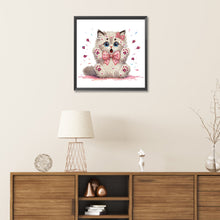 Load image into Gallery viewer, Diamond Painting - Partial Special Shaped - surprised cat (30*30CM)