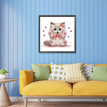 Load image into Gallery viewer, Diamond Painting - Partial Special Shaped - surprised cat (30*30CM)
