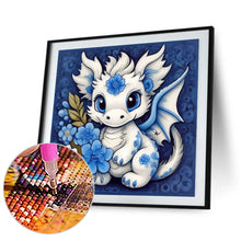 Load image into Gallery viewer, Diamond Painting - Full Round - white dragon (30*30CM)