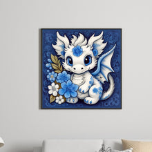 Load image into Gallery viewer, Diamond Painting - Full Round - white dragon (30*30CM)