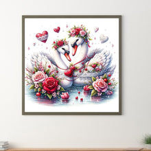 Load image into Gallery viewer, Diamond Painting - Full Round - Two swans (30*30CM)