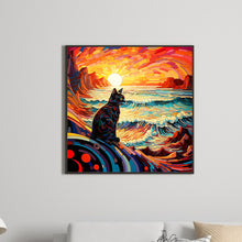 Load image into Gallery viewer, Diamond Painting - Full Round - glass art kitten (30*30CM)