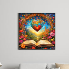 Load image into Gallery viewer, Diamond Painting - Full Round - Love and books (30*30CM)
