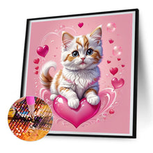 Load image into Gallery viewer, Diamond Painting - Full Round - cute cat (30*30CM)