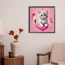 Load image into Gallery viewer, Diamond Painting - Full Round - cute cat (30*30CM)
