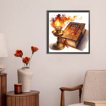 Load image into Gallery viewer, Diamond Painting - Full Round - god bless you bible (30*30CM)