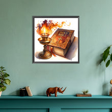 Load image into Gallery viewer, Diamond Painting - Full Round - god bless you bible (30*30CM)