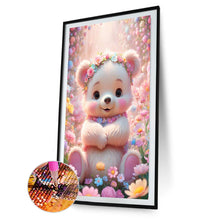 Load image into Gallery viewer, Diamond Painting - Full Round - Flower bear (40*60CM)