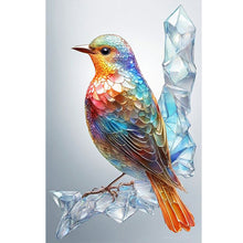 Load image into Gallery viewer, Diamond Painting - Full Round - bird on branch (40*60CM)