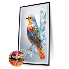 Load image into Gallery viewer, Diamond Painting - Full Round - bird on branch (40*60CM)