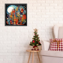Load image into Gallery viewer, Diamond Painting - Full Round - Color cartoon houses (30*30CM)