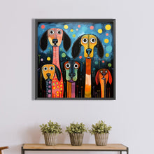 Load image into Gallery viewer, Diamond Painting - Full Round - color puppy (40*40CM)