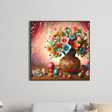 Load image into Gallery viewer, Diamond Painting - Full Round - Colorful flowers in vase (30*30CM)