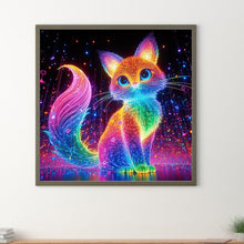 Load image into Gallery viewer, Diamond Painting - Full Round - rainbow fox (30*30CM)