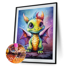 Load image into Gallery viewer, Diamond Painting - Full Round - Green Dragon (30*40CM)