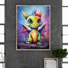 Load image into Gallery viewer, Diamond Painting - Full Round - Green Dragon (30*40CM)