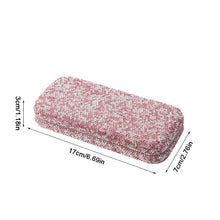 Load image into Gallery viewer, Diamond Eye Glasses Case Bling Rhinestones Eyeglass Storage Cases Box (Pink)
