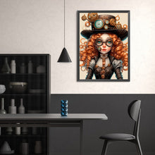 Load image into Gallery viewer, Diamond Painting - Full Square - curly hair girl (40*55CM)