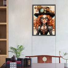 Load image into Gallery viewer, Diamond Painting - Full Square - curly hair girl (40*55CM)