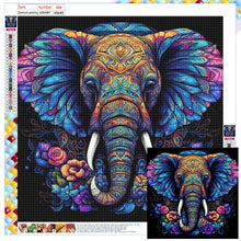 Load image into Gallery viewer, Diamond Painting - Full Round - color elephant (45*45CM)