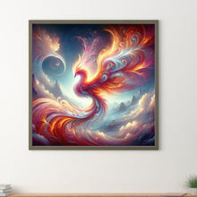 Load image into Gallery viewer, Diamond Painting - Full Round - Phoenix on the clouds (30*30CM)