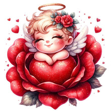 Load image into Gallery viewer, Diamond Painting - Full Round - angel baby (30*30CM)