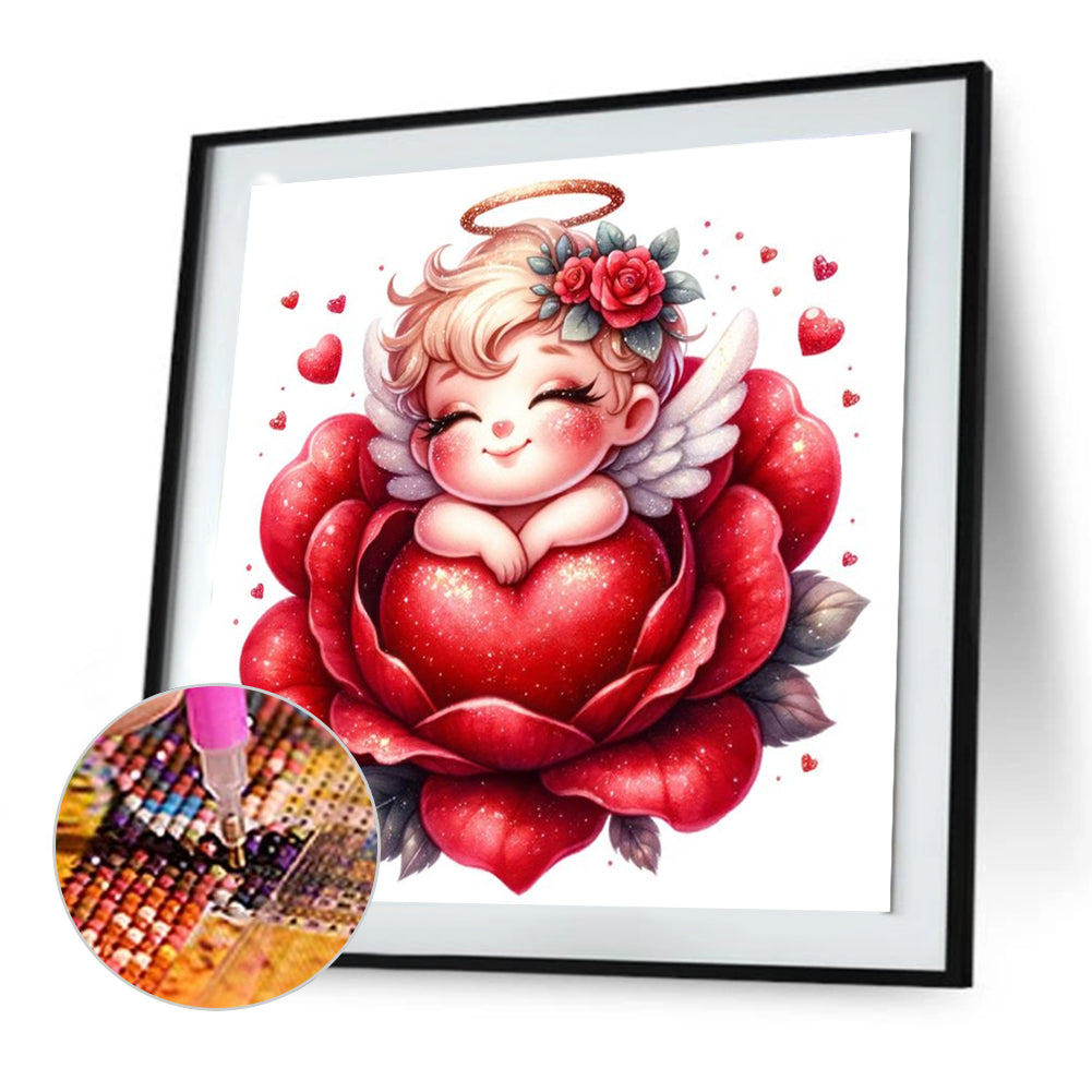 Diamond Painting - Full Round - angel baby (30*30CM)