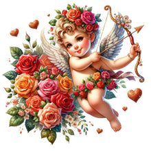 Load image into Gallery viewer, Diamond Painting - Full Round - angel baby (30*30CM)