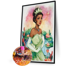 Load image into Gallery viewer, Diamond Painting - Full Round - watercolor princess (40*60CM)