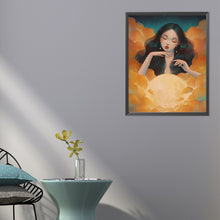 Load image into Gallery viewer, AB Diamond Painting - Full Round - girl in the clouds (40*50CM)