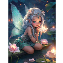 Load image into Gallery viewer, Diamond Painting - Full Round - elf girl (30*40CM)