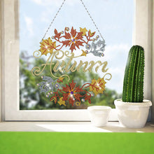 Load image into Gallery viewer, Acrylic Single-Sided Diamond Art Hanging Pendant for Home Decor (Autumn Leaf)