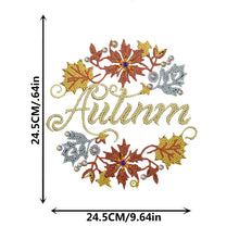 Load image into Gallery viewer, Acrylic Single-Sided Diamond Art Hanging Pendant for Home Decor (Autumn Leaf)